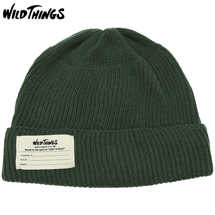 whiz ニット帽子 WILD THINGS（ワイルドシングス） ニット帽 WILD THINGS 26FW ウール