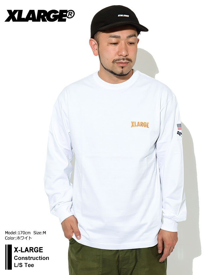 在庫処分☆X-LARGE メンズロングTシャツ XLARGE（エクストラ ラージ） ロンT Tシャツ 長袖 X-LARGE メンズ