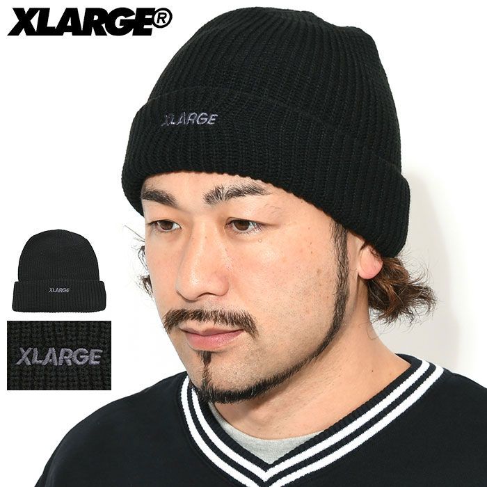 【利益還元祭】開催中！今年最後の大セール XLARGE ロゴ メンズ X-LARGE ニット帽 エクストララージ 帽子
