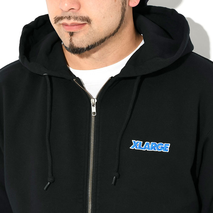XLARGE グレー フルジップパーカー XL mr-vibes_xlarge2401