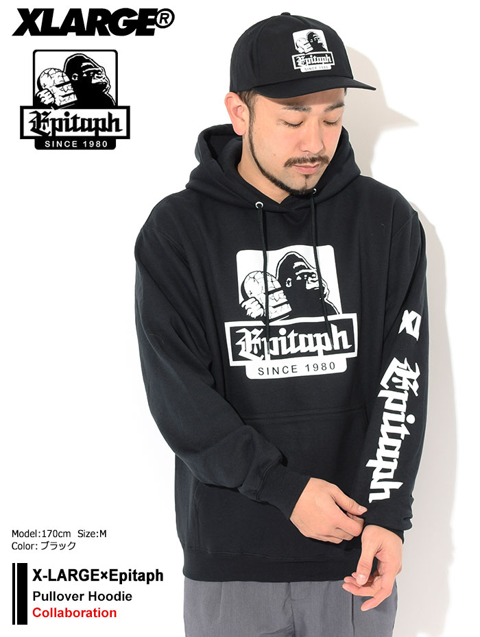 エクストララージ パーカー プルオーバー X-LARGE メンズ エピタフ コラボ X-LARGE×Epitaph Pullover Hoodie  スウェット トップス 106204012003 :XLA-106204012003:ice field 通販 