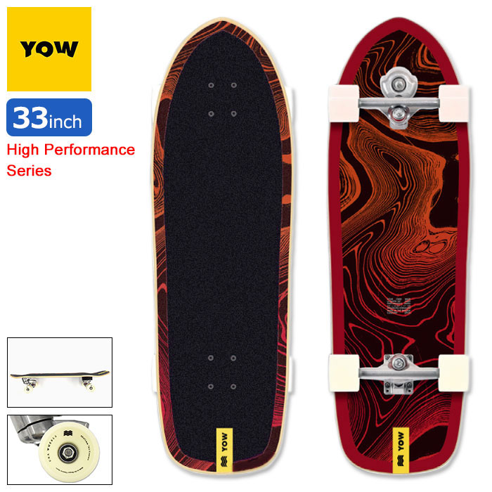 YOW（ヤウ） スケボー スケートボード コンプリート YOW 33インチ La
