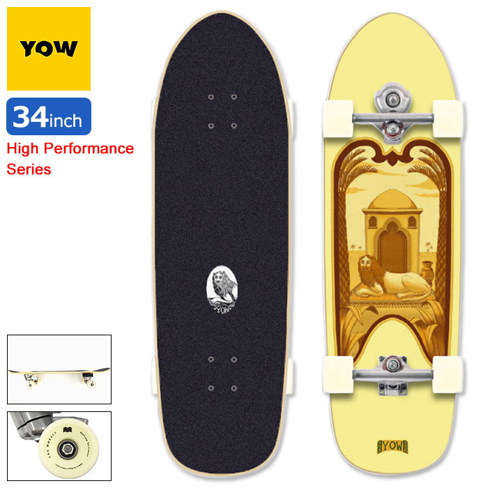 ヤウ スケボー スケートボード コンプリート YOW 34インチ
