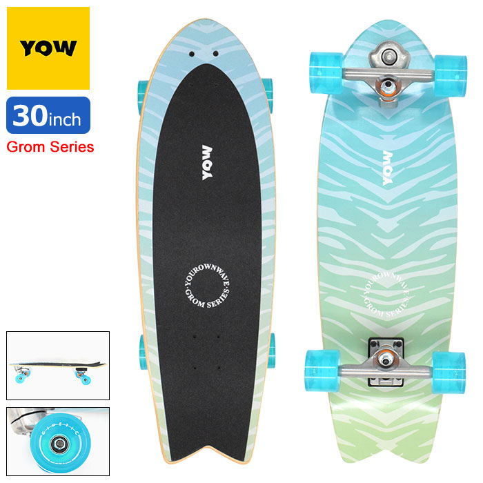 ヤウ スケボー スケートボード コンプリート YOW 30インチ Grom