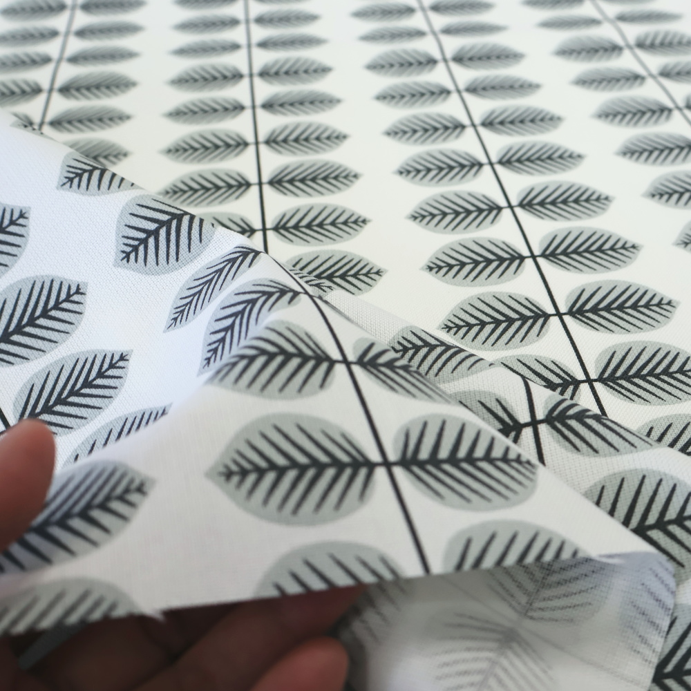 Ljungbergs Bersa グレー 生地のアップ