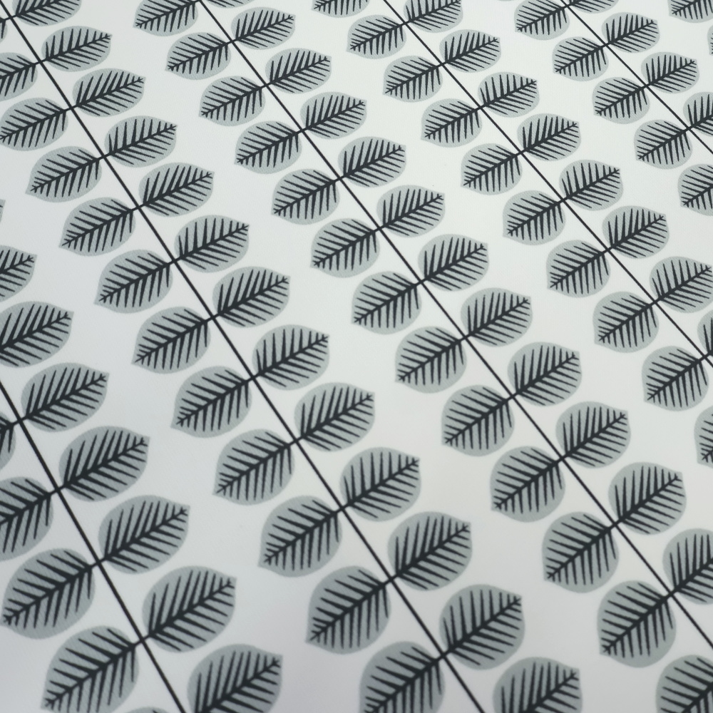 Ljungbergs Bersa グレー 生地を広げた様子