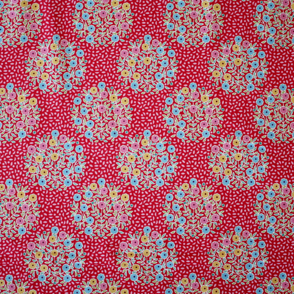 ティルダ 生地 布 Confetti コンフェッティ レッド 110cm巾 10cm単位