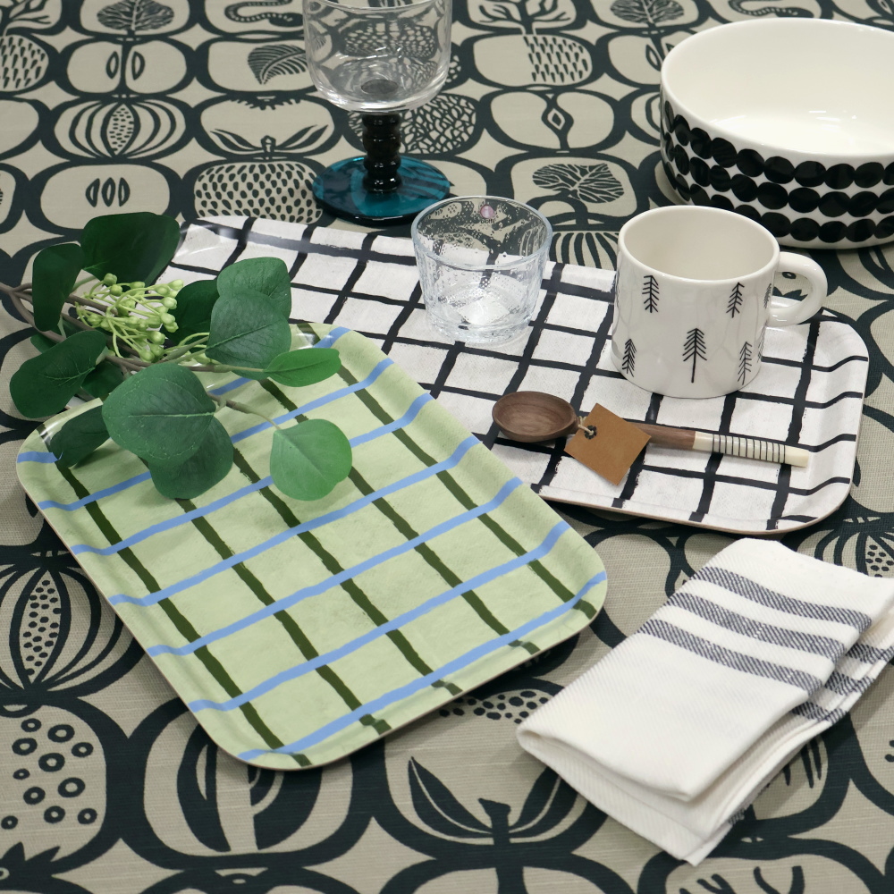 Fine Little Day RUTIG トレイ ピスタチオ コーディネート