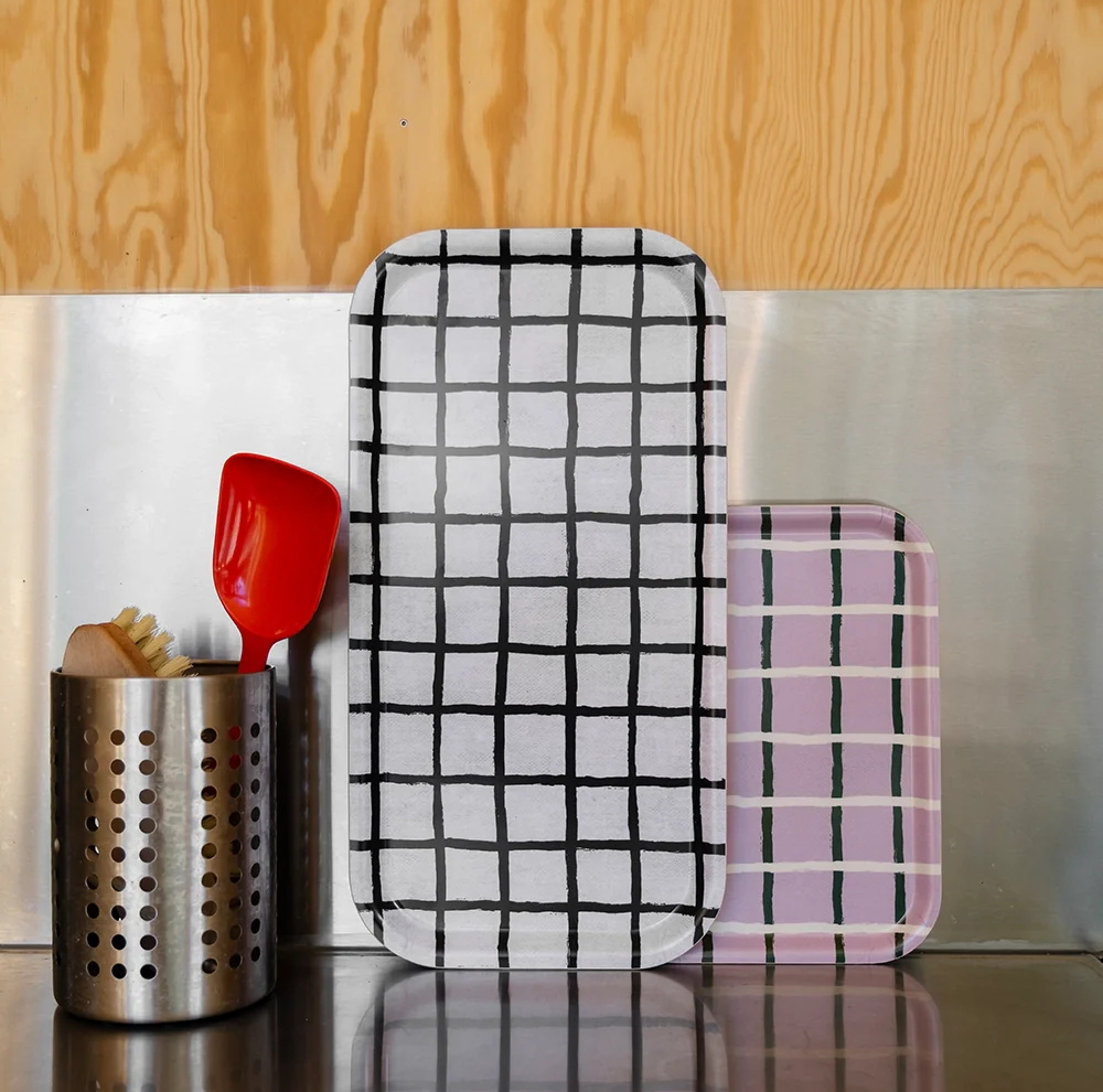 Fine Little Day RUTIG トレイ ホワイト/ブラック 使用イメージ3