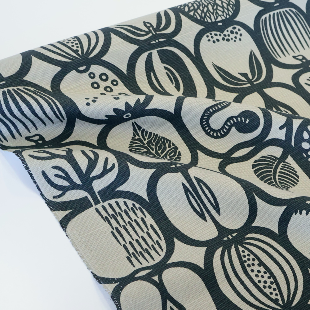 Stig Lindberg Fruktlada 生地 巻き状態