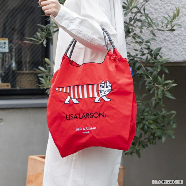 Ball＆Chain リサラーソン × ボールアンドチェーン エコバッグ M