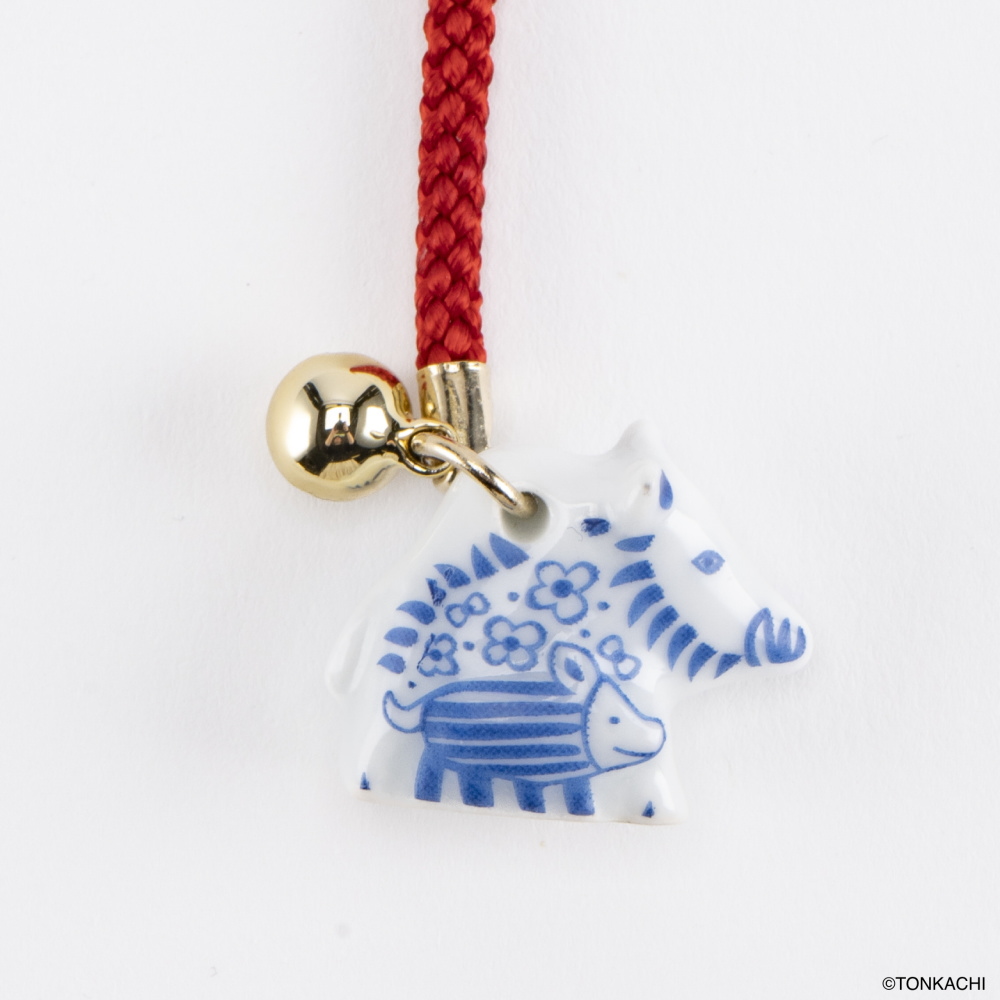 Lisa Larson（リサラーソン） 干支 根付 ししとうり キーホルダー 干支