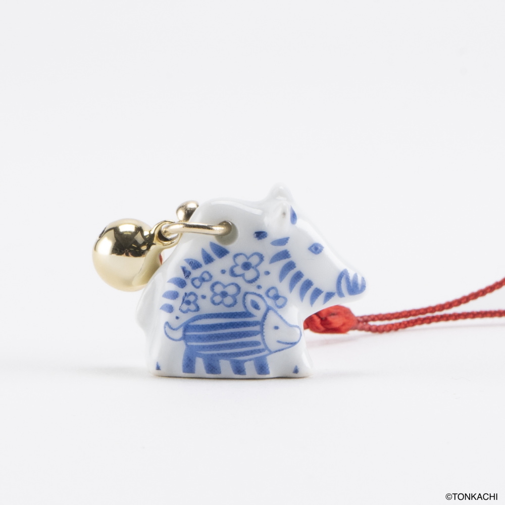 Lisa Larson（リサラーソン） 干支 根付 ししとうり キーホルダー 干支