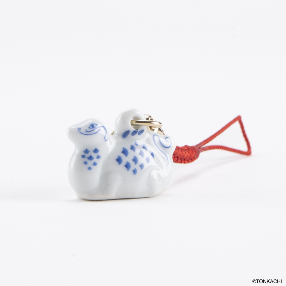 Lisa Larson（リサラーソン） 干支 根付 青い空のドラゴン