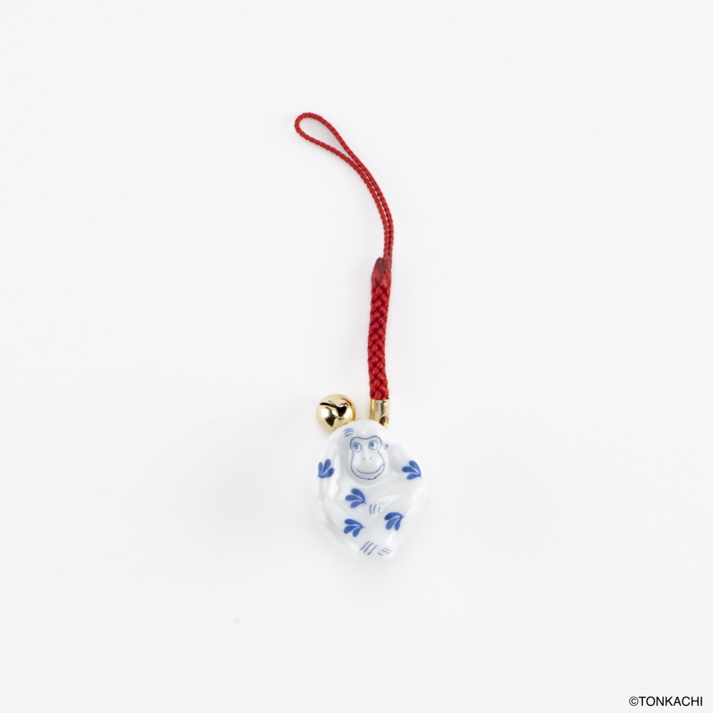 Lisa Larson（リサラーソン） 干支 根付 おもうさる キーホルダー 干支