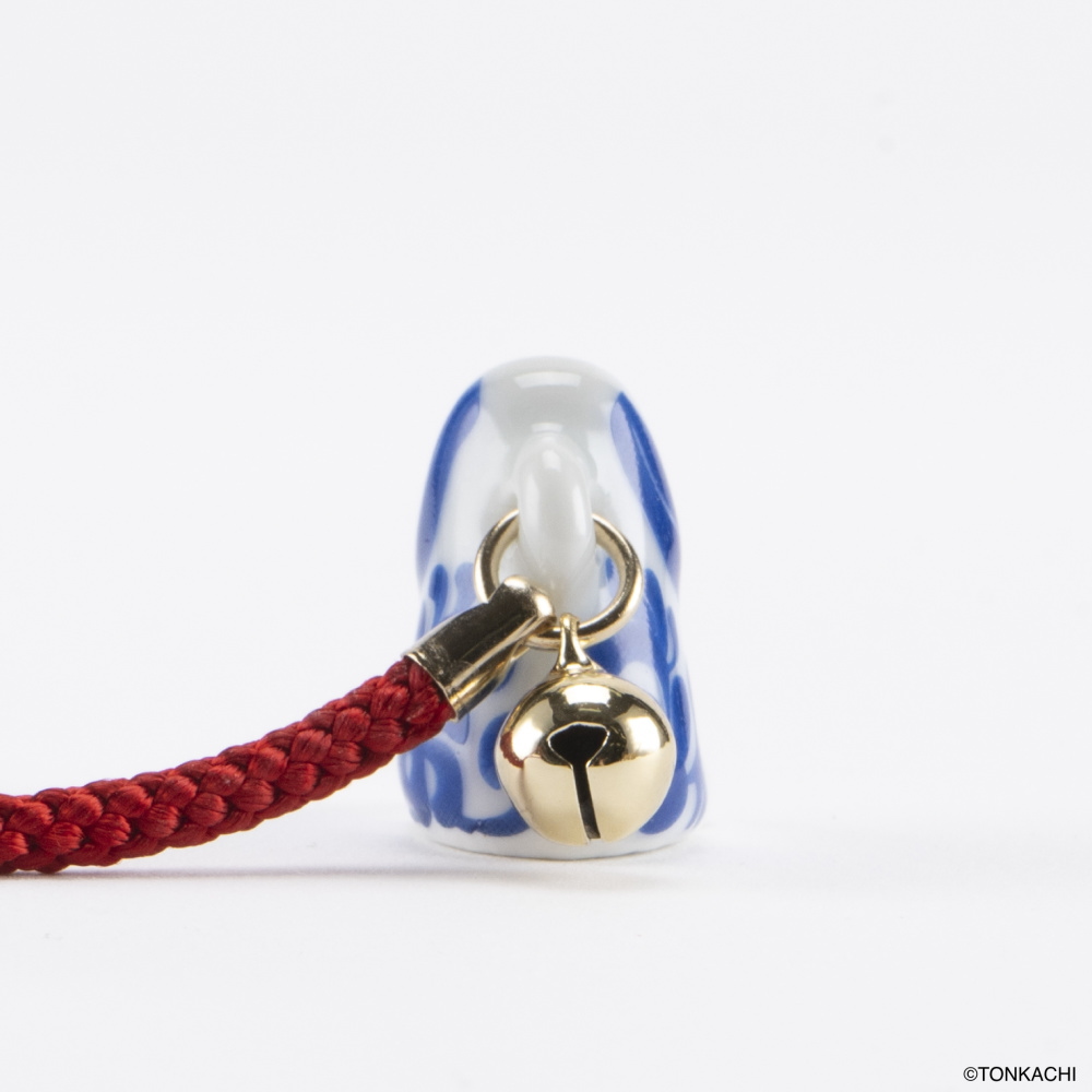 Lisa Larson（リサラーソン） 干支 根付 とりをみるいぬ キーホルダー