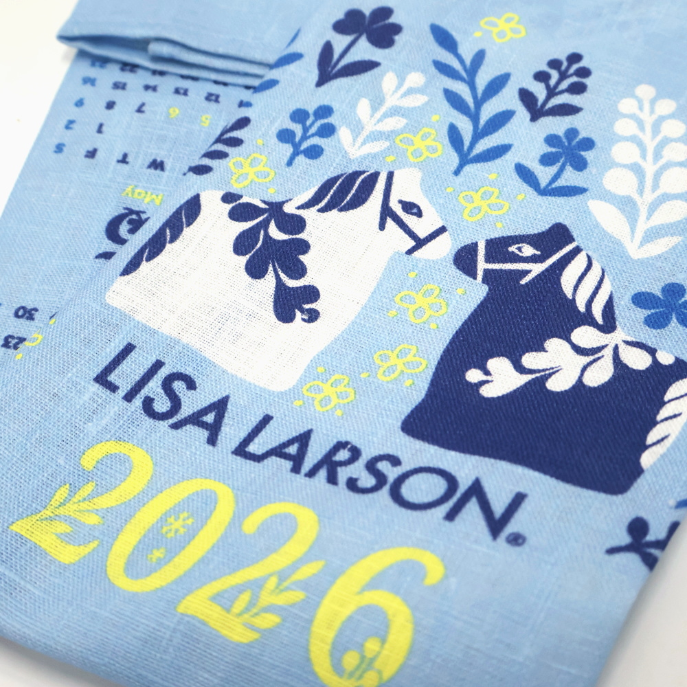 リサ・ラーソン 2026 リネンカレンダー ココロシズカの午