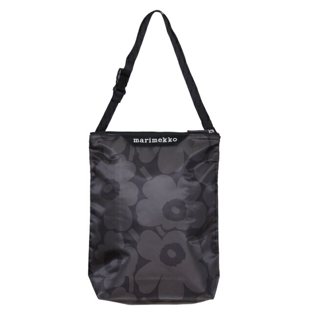 marimekko マリメッコ ショルダーバッグ ウニッコ Mサイズ 黒