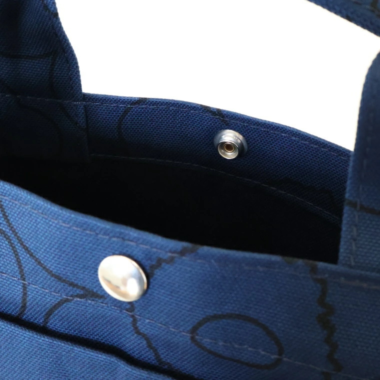 マリメッコ トートバッグ スナップボタン部分