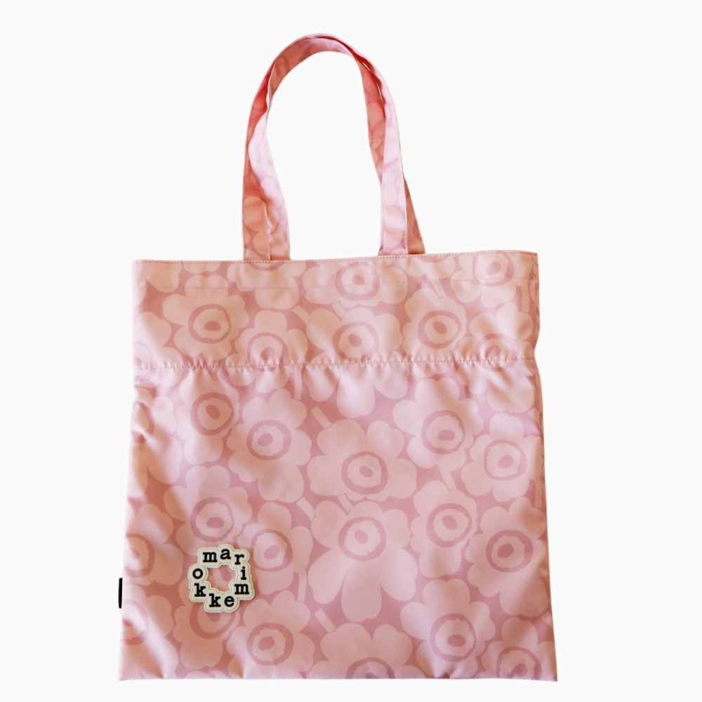 marimekko Metka Mini Unikko トートバッグ ライトピンク 全体