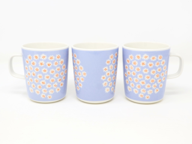 marimekko マリメッコ マグカップ プケッティ ライトブルー