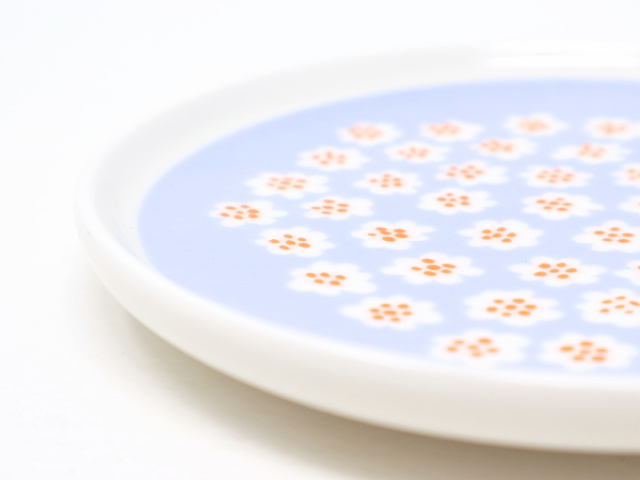 marimekko マリメッコ 丸皿小 13.5cm プケッティ ライトブルー