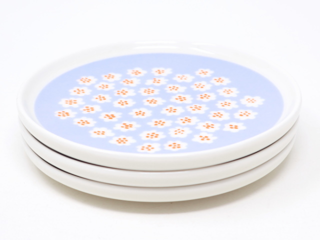marimekko マリメッコ 丸皿小 13.5cm プケッティ ライトブルー