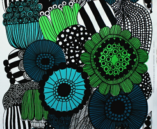 marimekko マリメッコ 生地 シイルトラプータルハ No.160 緑