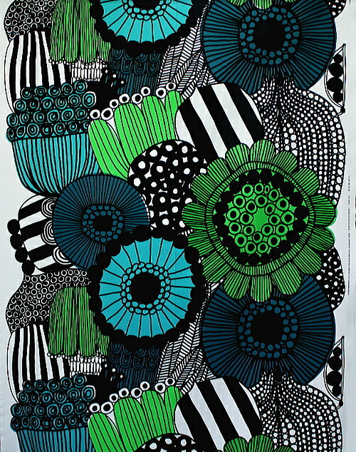 marimekko マリメッコ 生地 シイルトラプータルハ No.160 緑