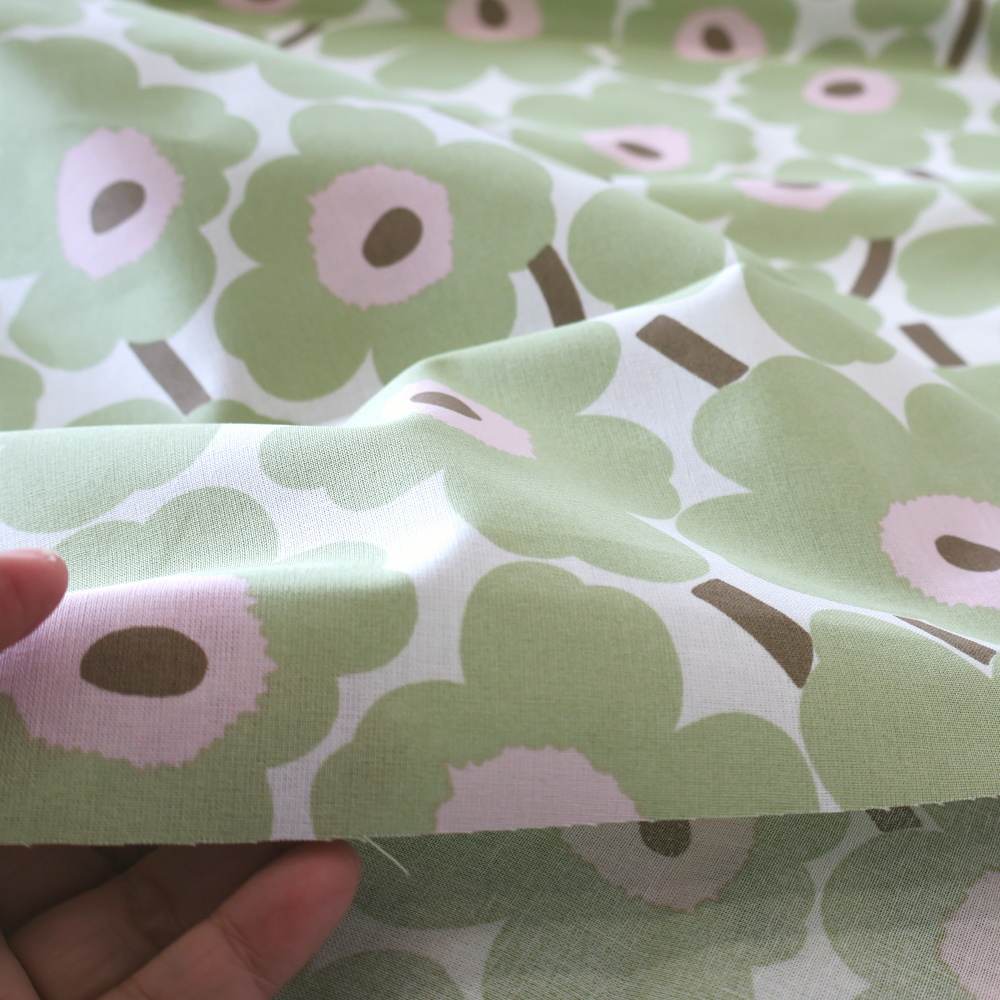 マリメッコ MINI UNIKKO ファブリック 素材感