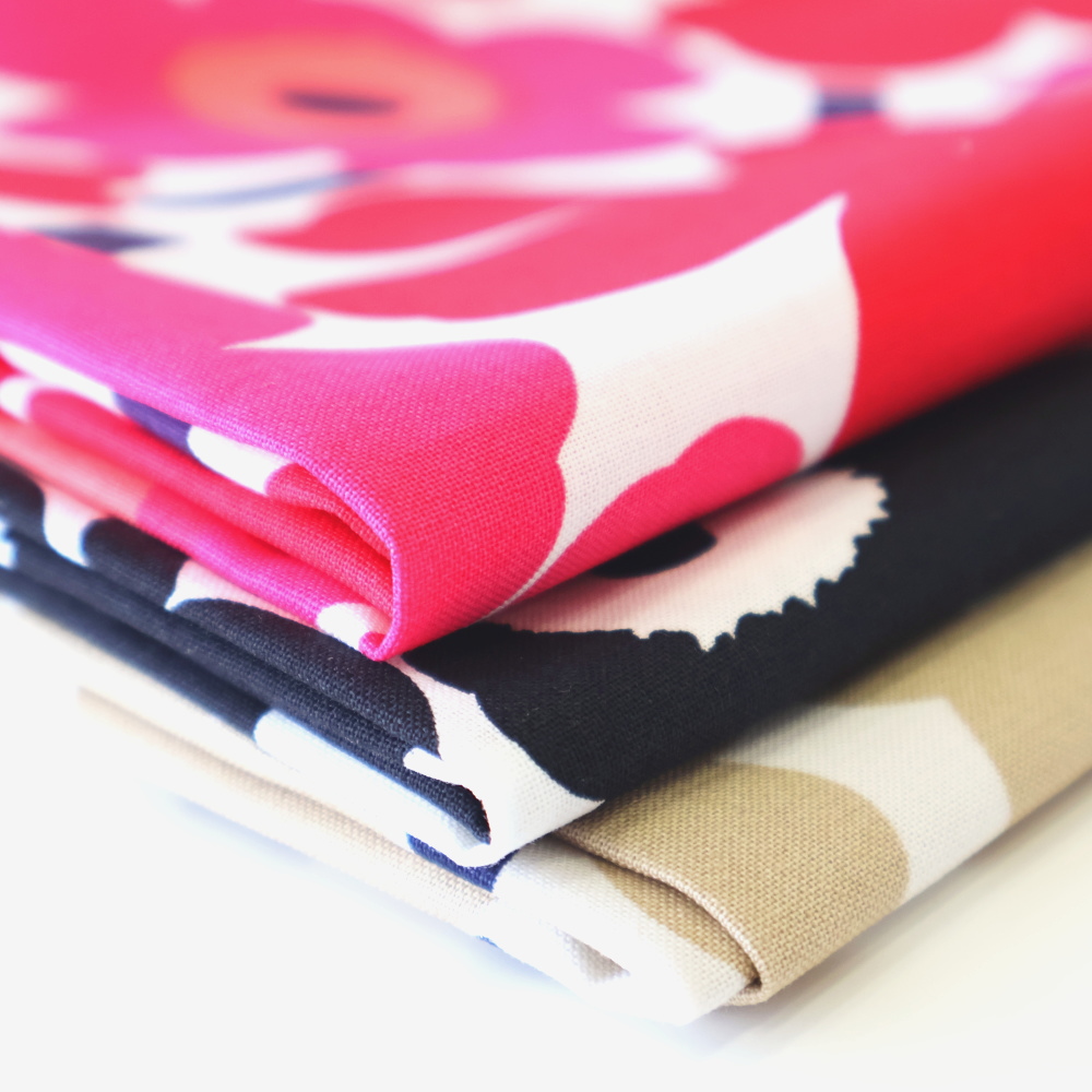 マリメッコ Mini Unikko 3枚セット 使用イメージ