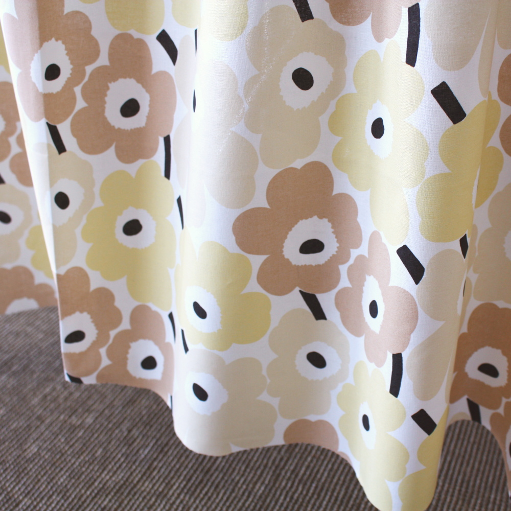 marimekko マリメッコ 生地 ミニウニッコ 黄色 イエロー