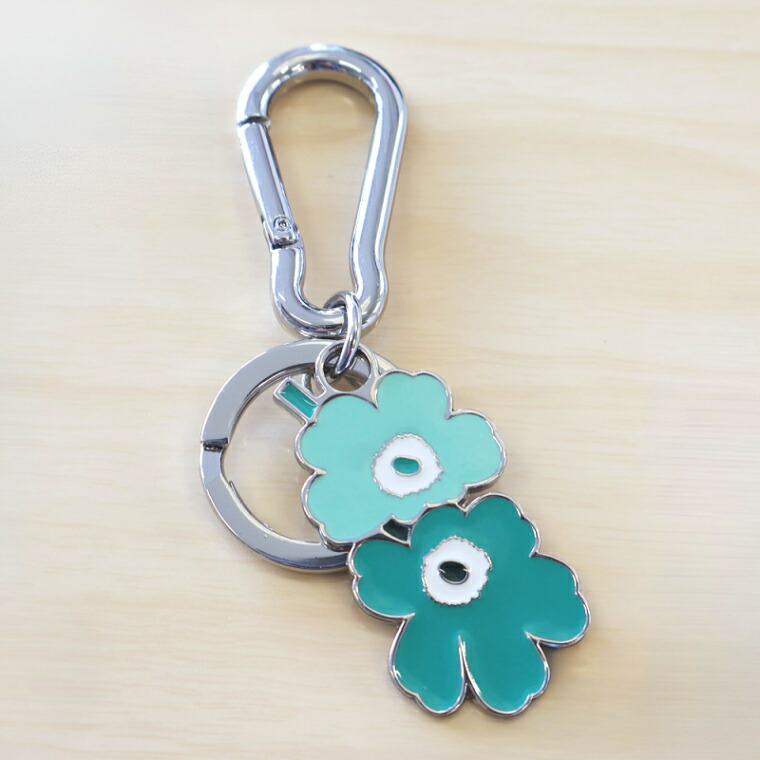 marimekko キーチェーン Unikko グリーン メイン