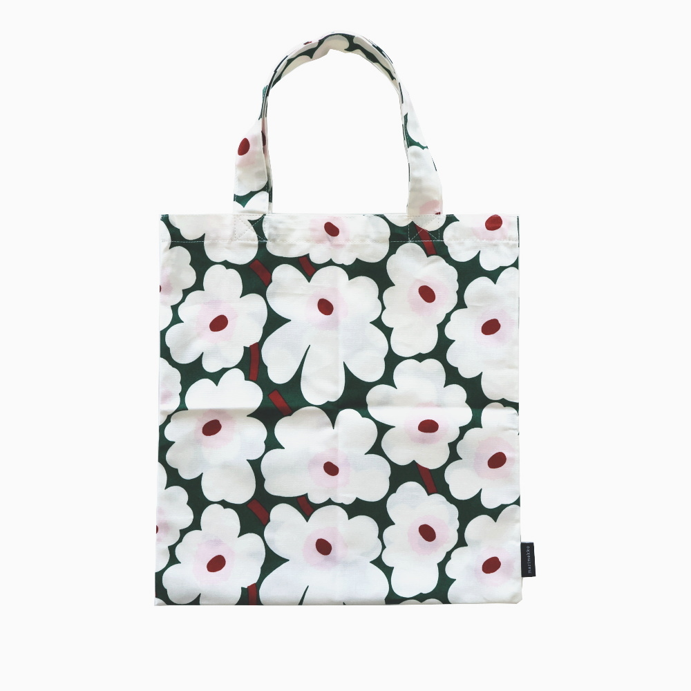 marimekko（マリメッコ） 布バッグ ミニウニッコ グリーン ピンク 2025
