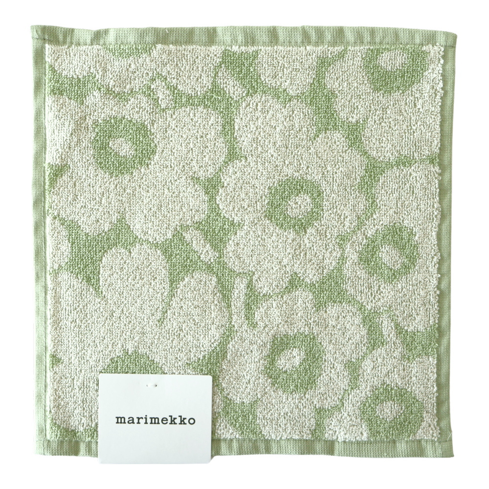 Mini Unikko ミニタオル ライトグリーン 全体