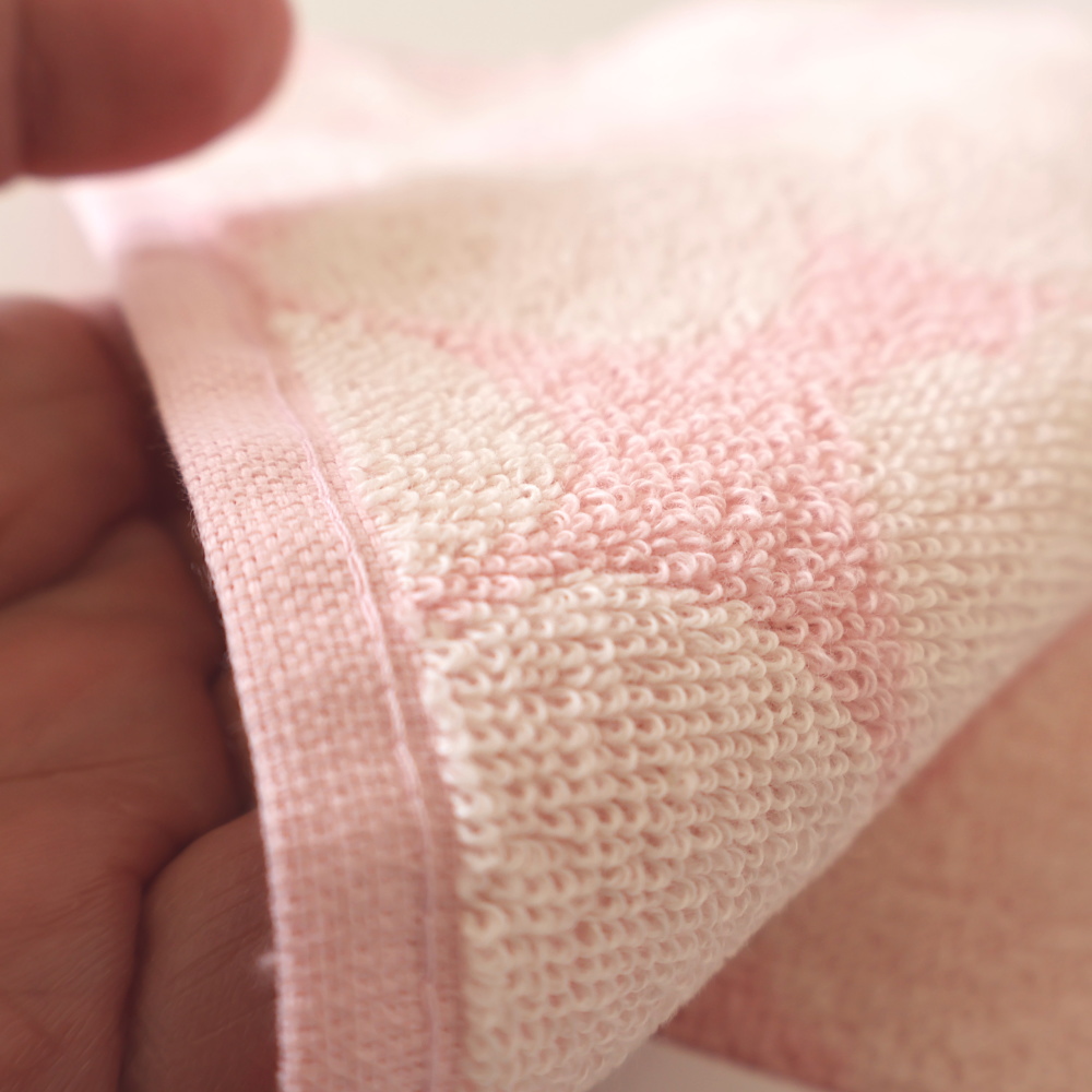 Mini Unikko ミニタオル ライトピンク 厚み