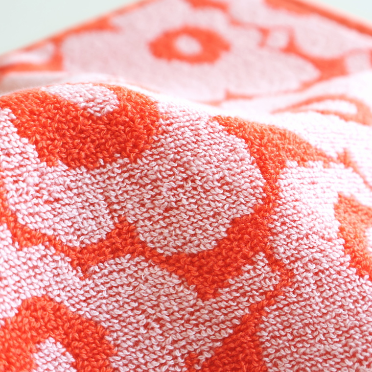 マリメッコ ミニタオル ウニッコ 生地アップ