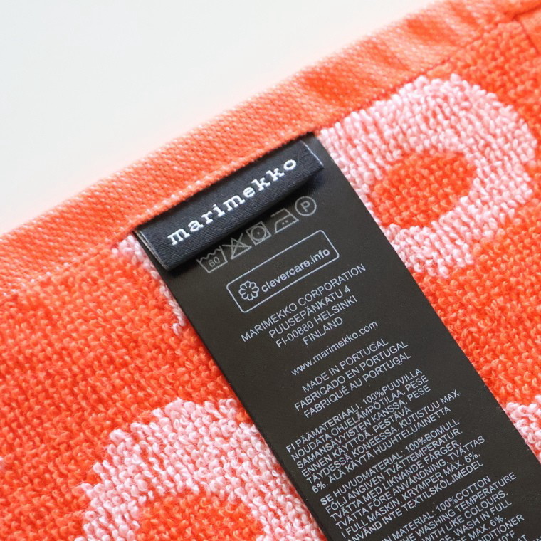 マリメッコ ミニタオル ウニッコ タグ