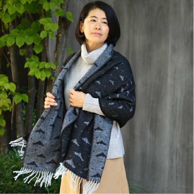 KLIPPAN（クリッパン） ストール ブランケット ウール 大判 65X200 ONE