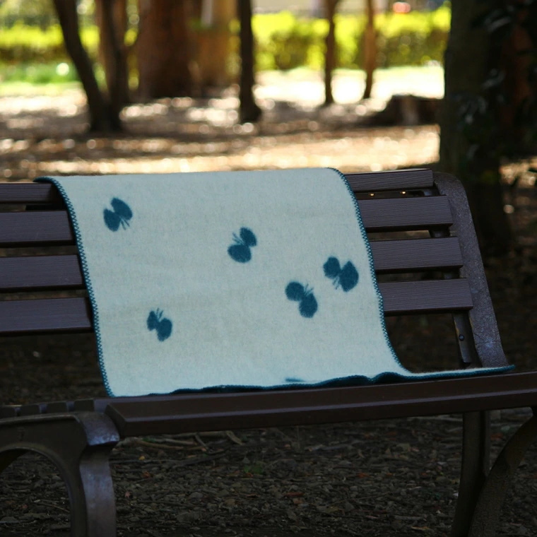 KLIPPAN（クリッパン） ブランケット ミニ ウール ちょうちょ CHOUCHO