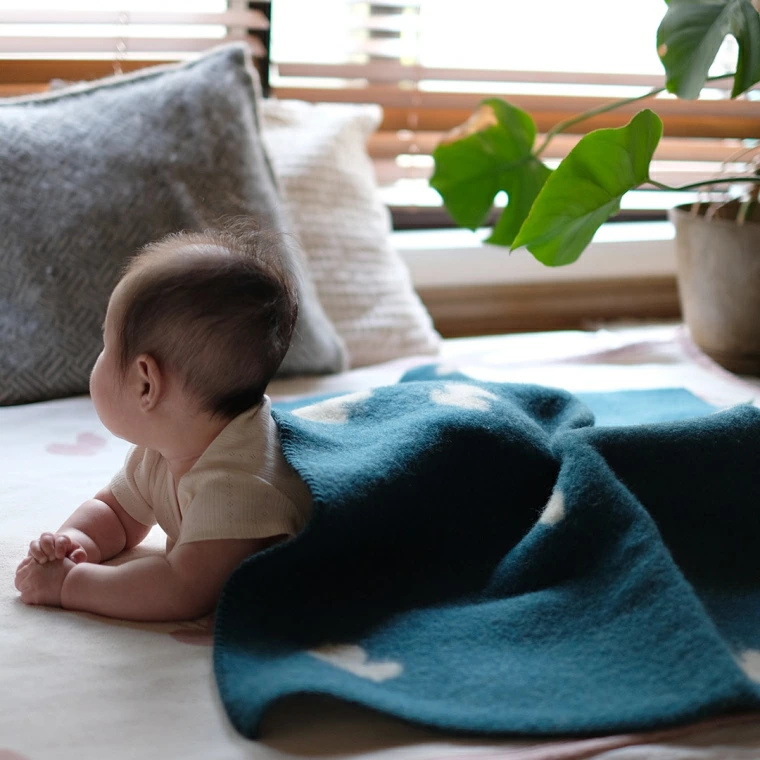 KLIPPAN（クリッパン） ブランケット ミニ ウール ちょうちょ CHOUCHO