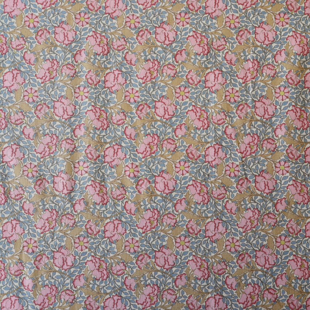 Flora Blue 柄全体