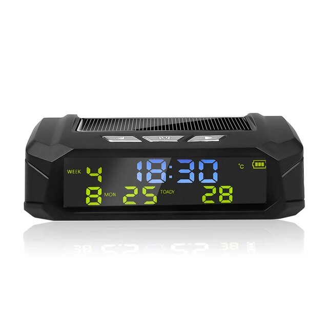 車のUSB,カレンダー,温度表示,自動アクセサリーを備えたインテリジェントデジタル時計｜ichi-shop｜03