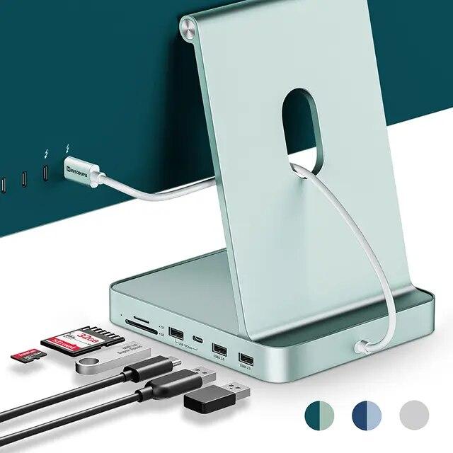 Minisopuru USBハブ,7 in 1 USB c 3.2 sd/tfマルチポートアダプター,m.2 nvme ssdドッキングステーション,｜ichi-shop｜05
