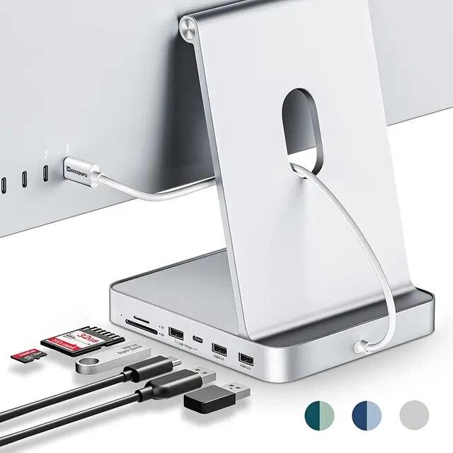 Minisopuru USBハブ,7 in 1 USB c 3.2 sd/tfマルチポートアダプター,m.2 nvme ssdドッキングステーション,｜ichi-shop｜03