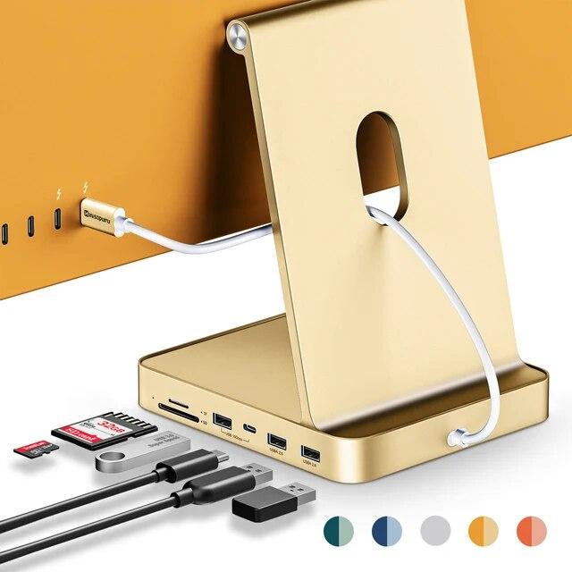 Minisopuru USBハブ,7 in 1 USB c 3.2 sd/tfマルチポートアダプター,m.2 nvme ssdドッキングステーション,｜ichi-shop｜02