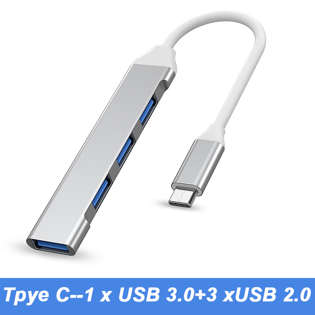 USBハブ3.0タイプC,Xiaomi,Huawei,MacBook Pro,USB 3.0用の4ポートアダプター,otgタイプコネクタ｜ichi-shop｜04