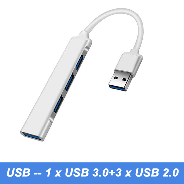 USBハブ3.0タイプC,Xiaomi,Huawei,MacBook Pro,USB 3.0用の4ポートアダプター,otgタイプコネクタ｜ichi-shop｜05