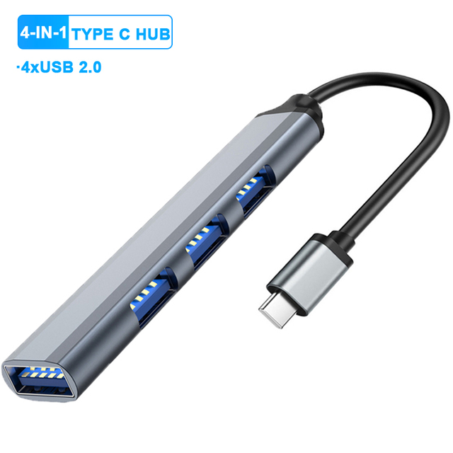 USB Type-C 3.0ハブ,Xiaomi,Huawei,Lenovo,MacBook Pro,USB 3.1ポート用の4ポートアダプター｜ichi-shop｜05