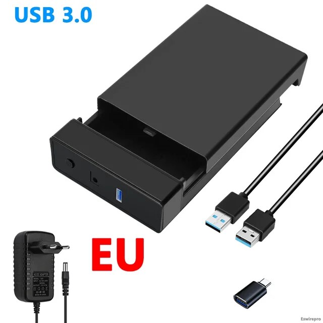 Usb3.0-外付けハードドライブHDDケース,USB 2.5/テラバイト接続,ハードディスクケース,アダプター,3.0｜ichi-shop｜02